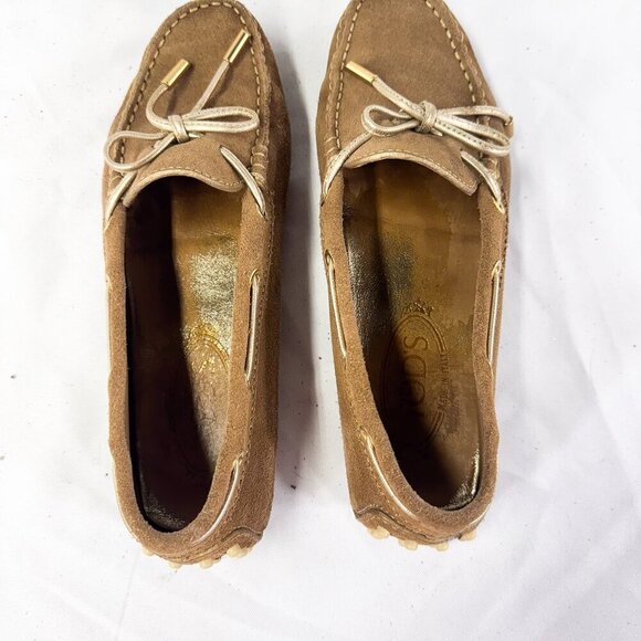 TODS PENNY LOAFER SHOES SIZE 35.5 - Picture 2 of 7